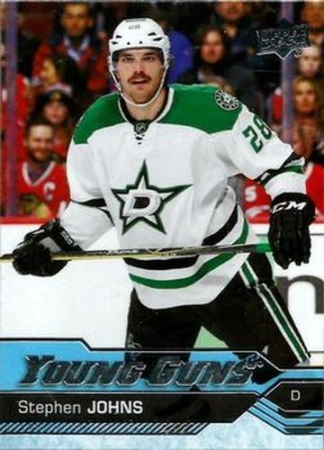 #481 Stephen Johns - Dallas Stars - 2016-17 Upper Deck Hockey