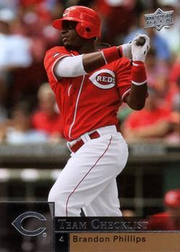#481 Brandon Phillips - Cincinnati Reds - 2009 Upper Deck Baseball