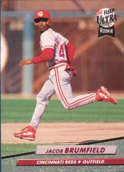 #481 Jacob Brumfield - Cincinnati Reds - 1992 Ultra Baseball