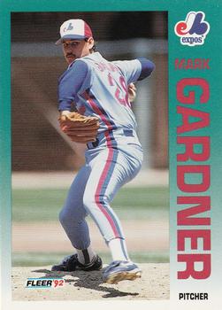 #481 Mark Gardner - Montreal Expos - 1992 Fleer Baseball