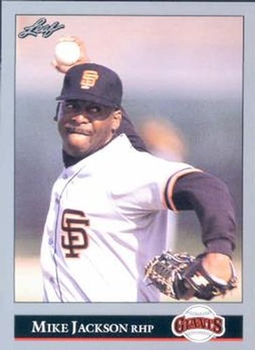#481 Mike Jackson - San Francisco Giants - 1992 Leaf Baseball