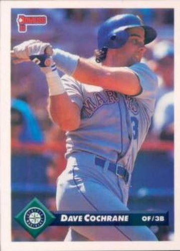 #481 Dave Cochrane - Seattle Mariners - 1993 Donruss Baseball