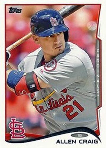 #481b Allen Craig - St. Louis Cardinals - 2014 Topps Baseball