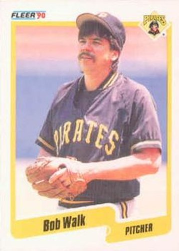 #482 Bob Walk - Pittsburgh Pirates - 1990 Fleer USA Baseball