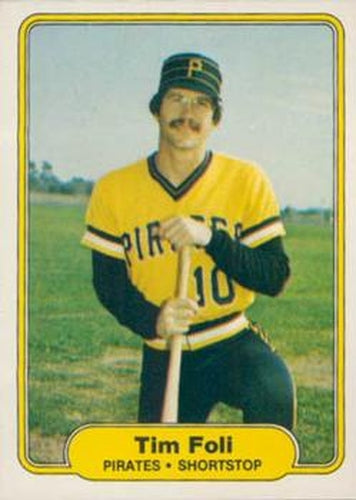 #482 Tim Foli - Pittsburgh Pirates - 1982 Fleer Baseball