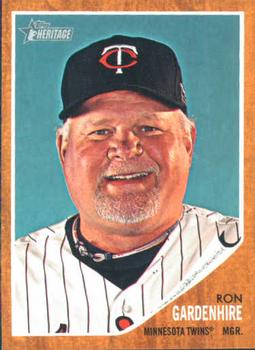 #482 Ron Gardenhire - Minnesota Twins - 2011 Topps Heritage Baseball