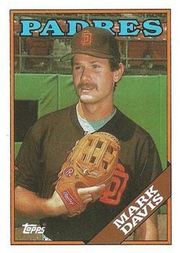 #482 Mark Davis - San Diego Padres - 1988 Topps Baseball