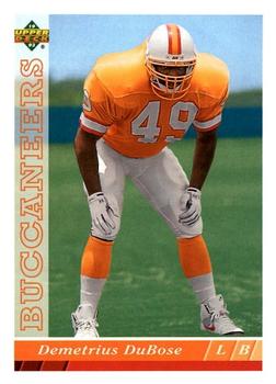 #482 Demetrius DuBose - Tampa Bay Buccaneers - 1993 Upper Deck Football