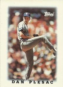 #20 Dan Plesac - Milwaukee Brewers - 1988 Topps Major League Leaders Minis Baseball