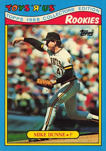 #10 Mike Dunne - Pittsburgh Pirates - 1988 Topps Toys"R"Us Rookies Baseball