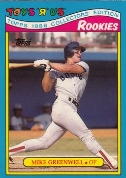 #12 Mike Greenwell - Boston Red Sox - 1988 Topps Toys"R"Us Rookies Baseball