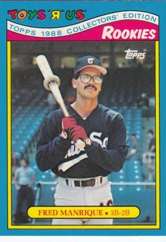 #16 Fred Manrique - Chicago White Sox - 1988 Topps Toys"R"Us Rookies Baseball