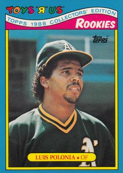 #24 Luis Polonia - Oakland Athletics - 1988 Topps Toys"R"Us Rookies Baseball