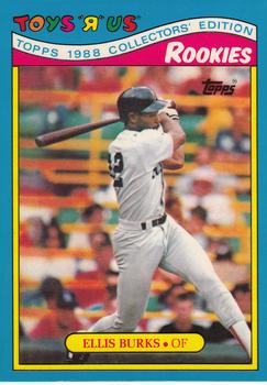#5 Ellis Burks - Boston Red Sox - 1988 Topps Toys"R"Us Rookies Baseball