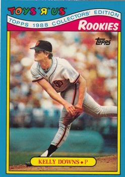 #9 Kelly Downs - San Francisco Giants - 1988 Topps Toys"R"Us Rookies Baseball