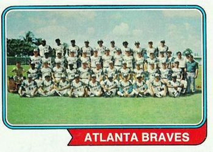 #483 Atlanta Braves - Atlanta Braves - 1974 Topps Baseball