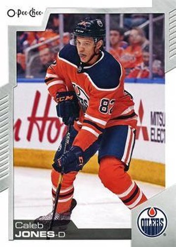 #483 Caleb Jones - Edmonton Oilers - 2020-21 O-Pee-Chee Hockey