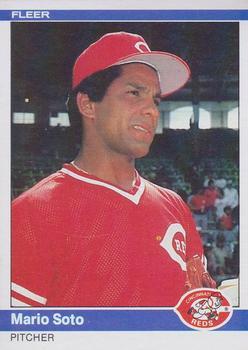 #483 Mario Soto - Cincinnati Reds - 1984 Fleer Baseball