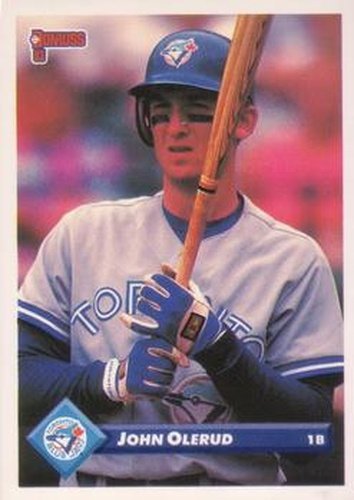 #483 John Olerud - Toronto Blue Jays - 1993 Donruss Baseball
