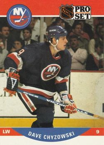 #483 Dave Chyzowski - New York Islanders - 1990-91 Pro Set Hockey