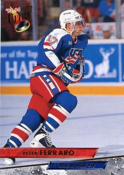 #483 Peter Ferraro - USA - 1993-94 Ultra Hockey