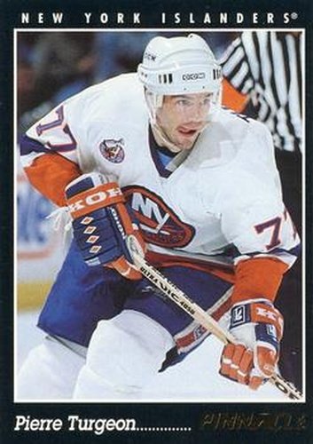 #160 Pierre Turgeon - New York Islanders - 1993-94 Pinnacle Canadian Hockey