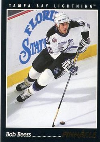 #186 Bob Beers - Tampa Bay Lightning - 1993-94 Pinnacle Canadian Hockey