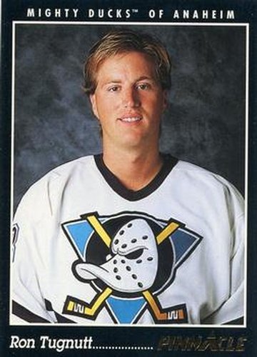 #187 Ron Tugnutt - Anaheim Mighty Ducks - 1993-94 Pinnacle Canadian Hockey
