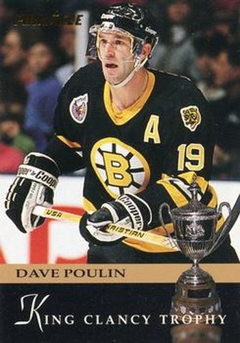 #229 Dave Poulin - Boston Bruins - 1993-94 Pinnacle Canadian Hockey