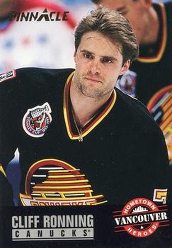 #234 Cliff Ronning - Vancouver Canucks - 1993-94 Pinnacle Canadian Hockey