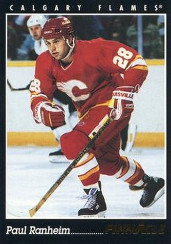 #265 Paul Ranheim - Calgary Flames - 1993-94 Pinnacle Canadian Hockey