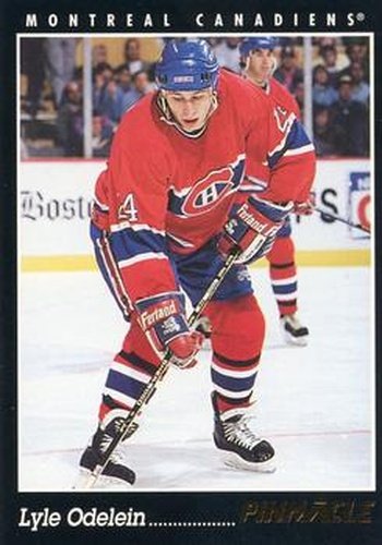#301 Lyle Odelein - Montreal Canadiens - 1993-94 Pinnacle Canadian Hockey