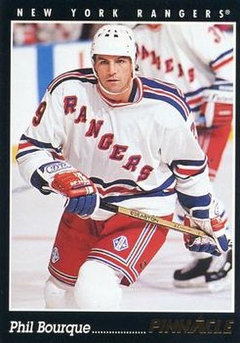 #331 Phil Bourque - New York Rangers - 1993-94 Pinnacle Canadian Hockey