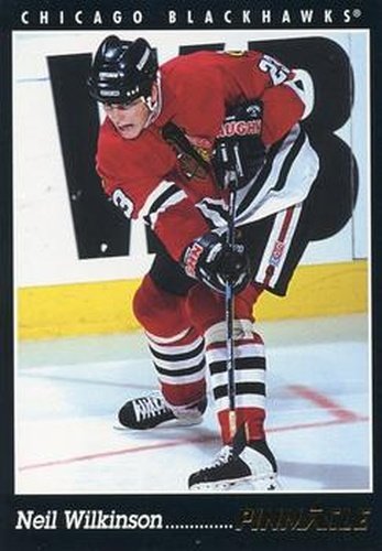 #354 Neil Wilkinson - Chicago Blackhawks - 1993-94 Pinnacle Canadian Hockey