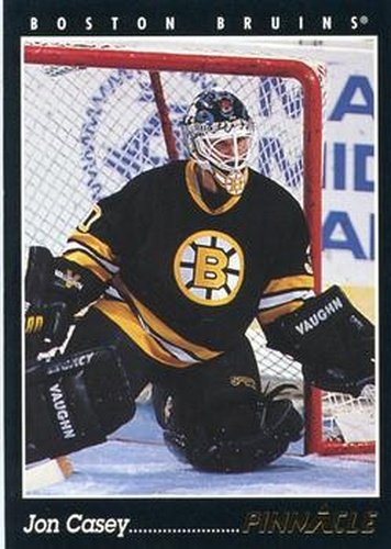 #357 Jon Casey - Boston Bruins - 1993-94 Pinnacle Canadian Hockey