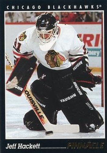 #373 Jeff Hackett - Chicago Blackhawks - 1993-94 Pinnacle Canadian Hockey