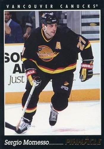 #393 Sergio Momesso - Vancouver Canucks - 1993-94 Pinnacle Canadian Hockey