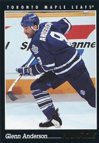 #398 Glenn Anderson - Toronto Maple Leafs - 1993-94 Pinnacle Canadian Hockey