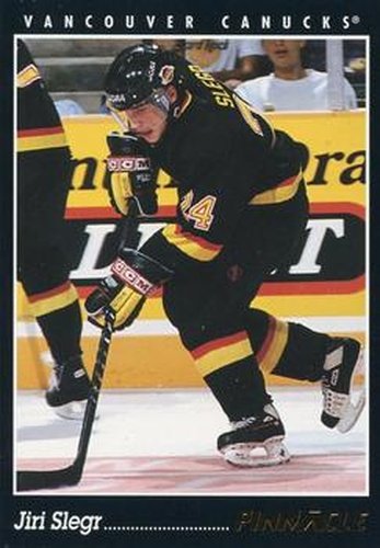 #417 Jiri Slegr - Vancouver Canucks - 1993-94 Pinnacle Canadian Hockey