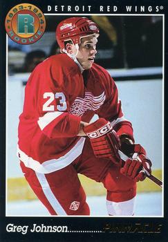 #453 Greg Johnson - Detroit Red Wings - 1993-94 Pinnacle Canadian Hockey