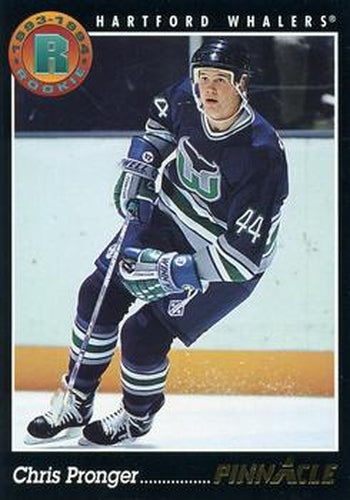 #456 Chris Pronger - Hartford Whalers - 1993-94 Pinnacle Canadian Hockey