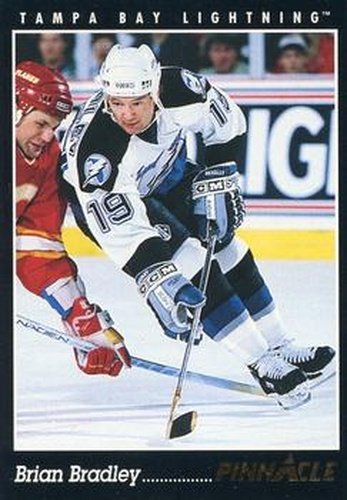 #60 Brian Bradley - Tampa Bay Lightning - 1993-94 Pinnacle Canadian Hockey