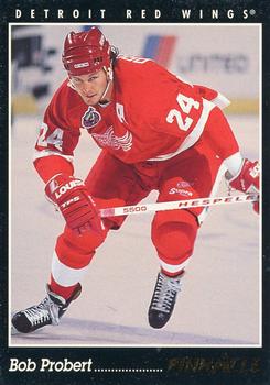 #7 Bob Probert - Detroit Red Wings - 1993-94 Pinnacle Canadian Hockey