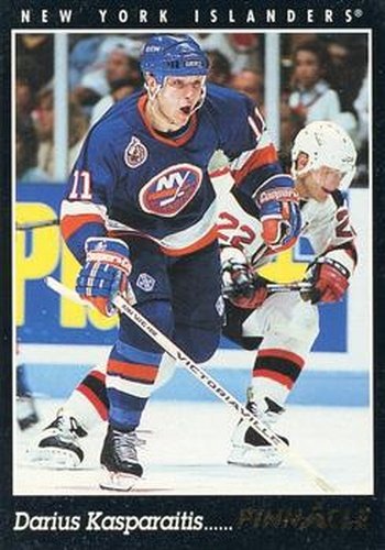 #84 Darius Kasparaitis - New York Islanders - 1993-94 Pinnacle Canadian Hockey