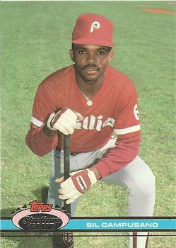 #484 Sil Campusano - Philadelphia Phillies - 1991 Stadium Club Baseball