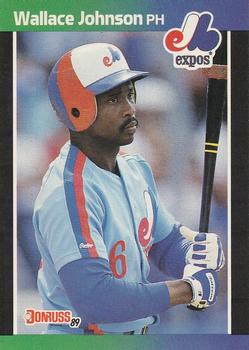 #484 Wallace Johnson - Montreal Expos - 1989 Donruss Baseball