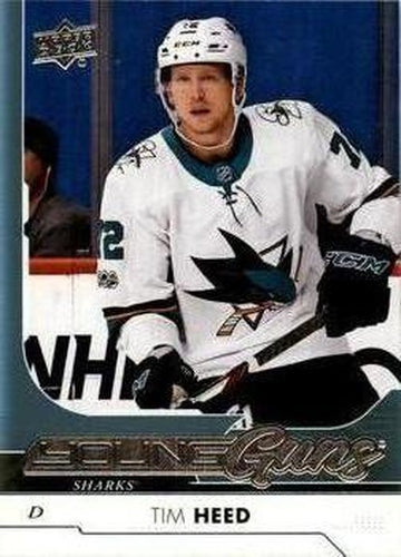 #484 Tim Heed - San Jose Sharks - 2017-18 Upper Deck Hockey