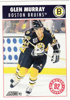 #484 Glen Murray - Boston Bruins - 1992-93 Score USA Hockey