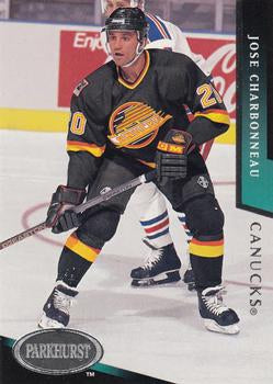 #484 Jose Charbonneau - Vancouver Canucks - 1993-94 Parkhurst Hockey