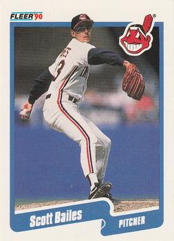 #484 Scott Bailes - Cleveland Indians - 1990 Fleer USA Baseball